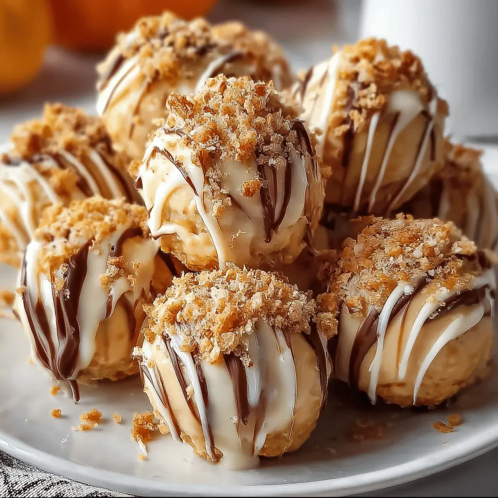 No-Bake Pumpkin Cheesecake Balls