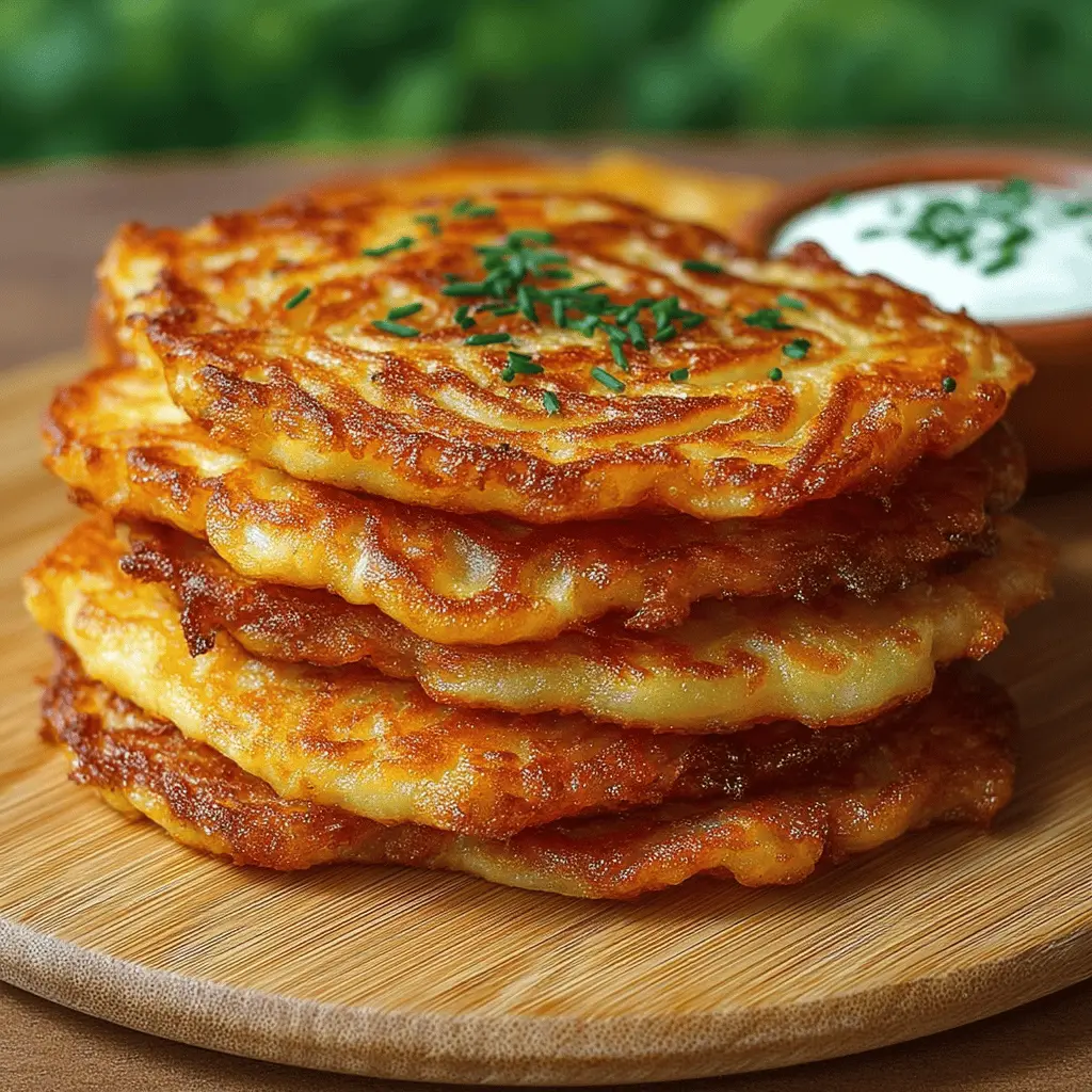Crispy Potato Onion Pancakes