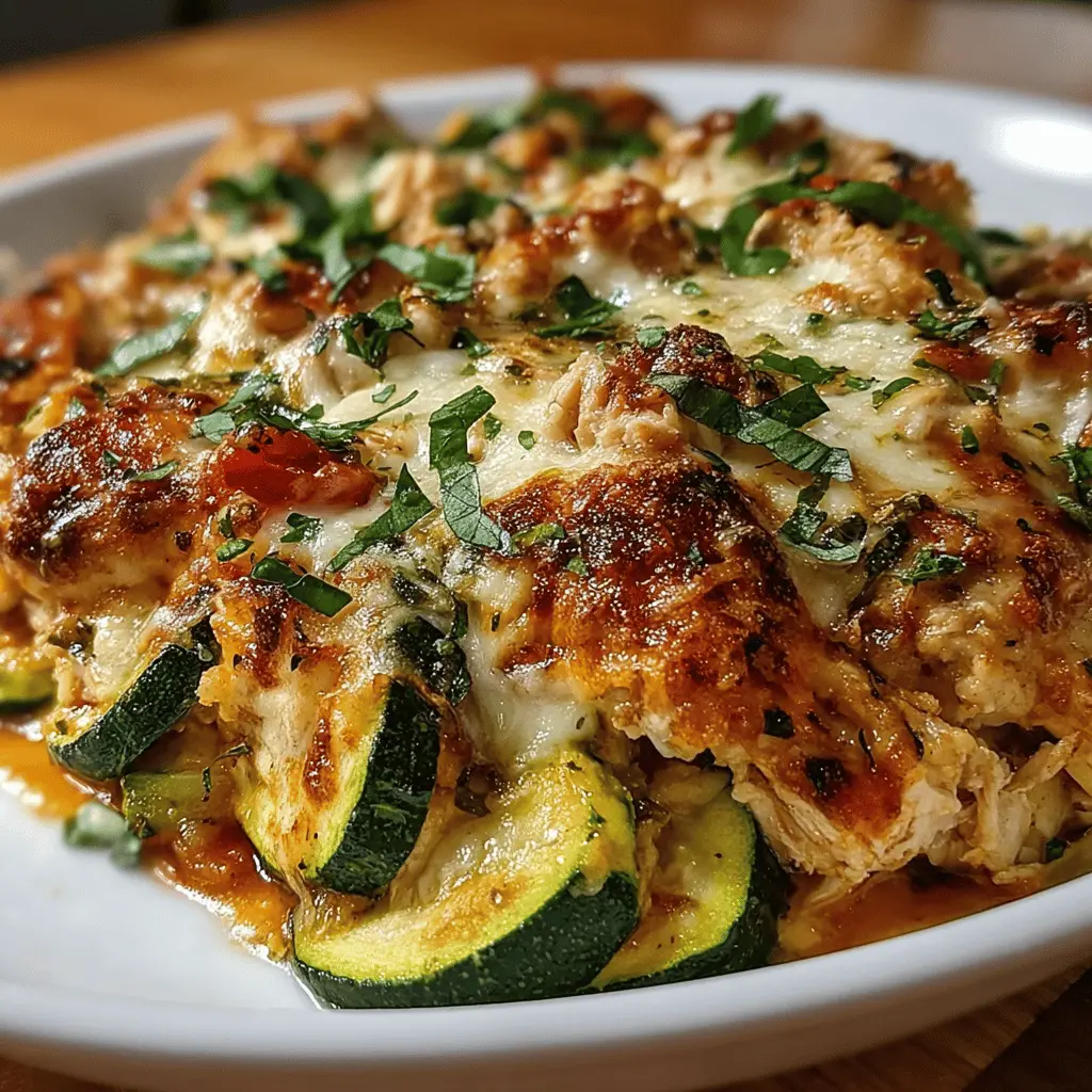 Rotisserie Chicken & Zucchini Casserole