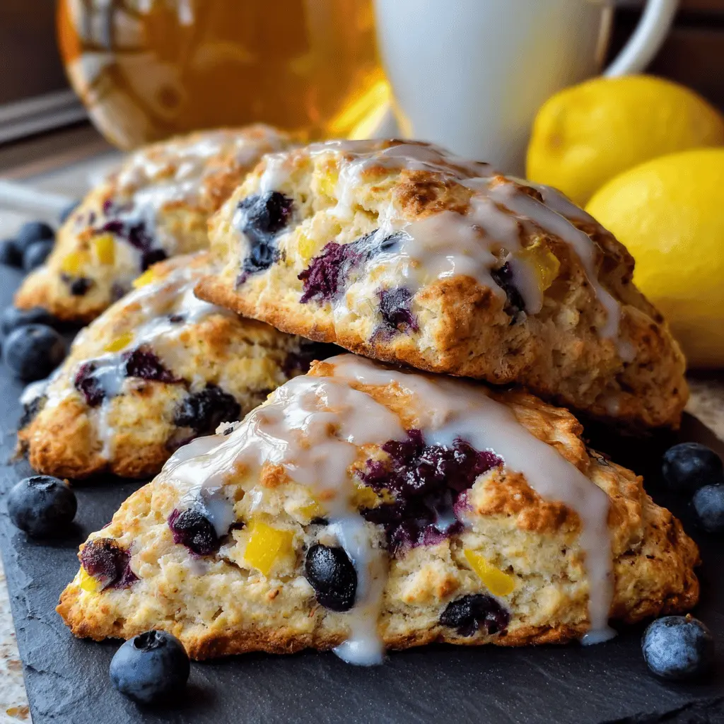 Lemon Blueberry Scones