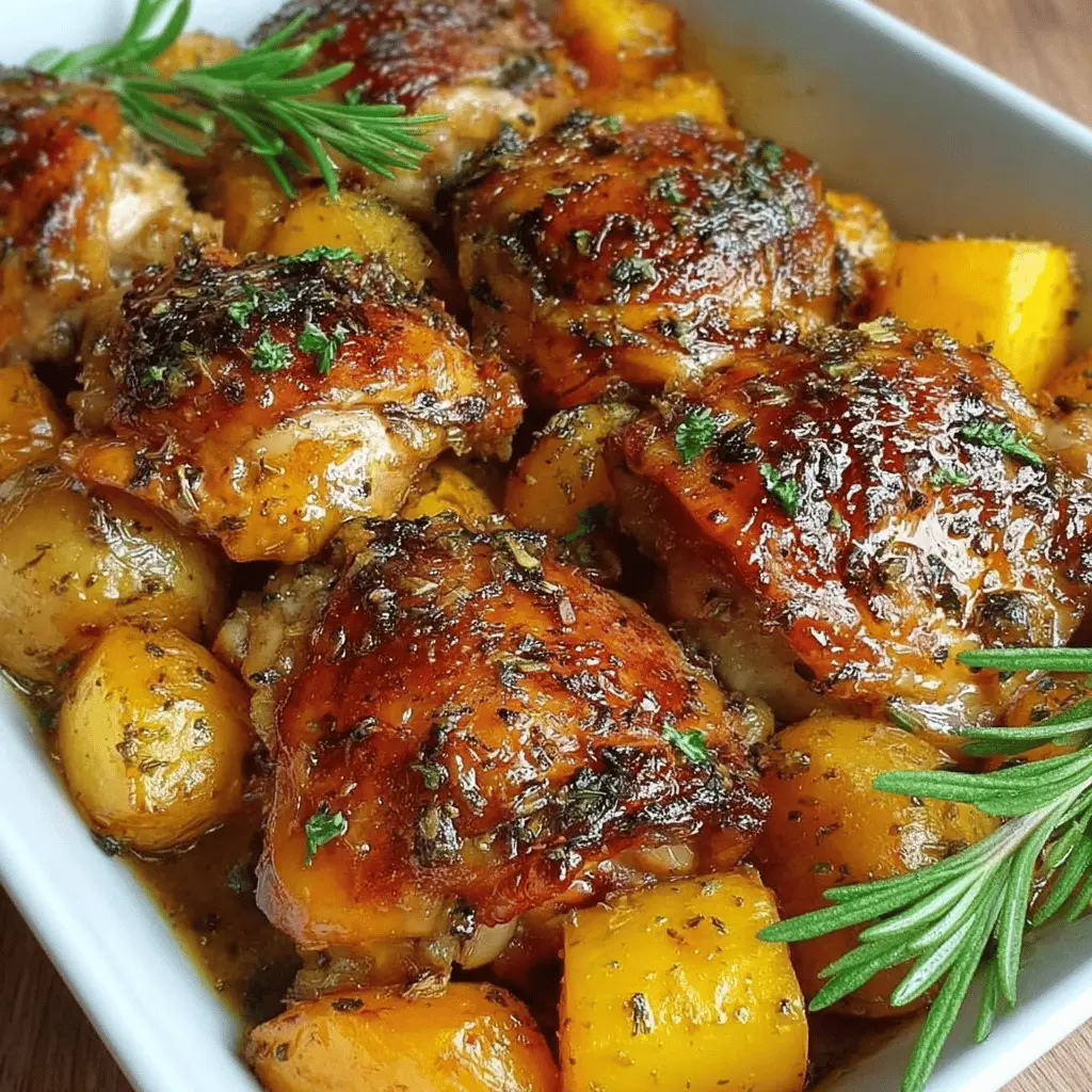 Oven-Baked Chicken Thighs with Potatoes