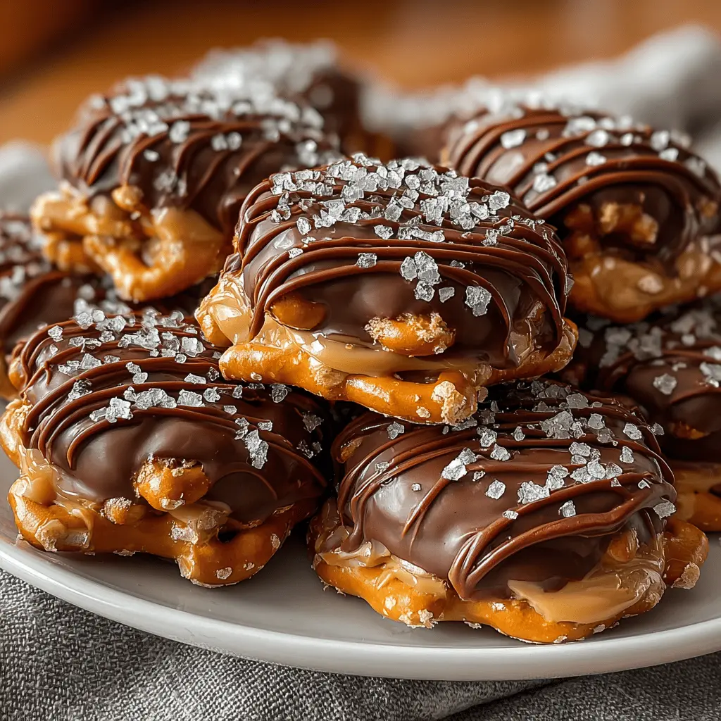 No-Bake Peanut Butter Pretzel Clusters