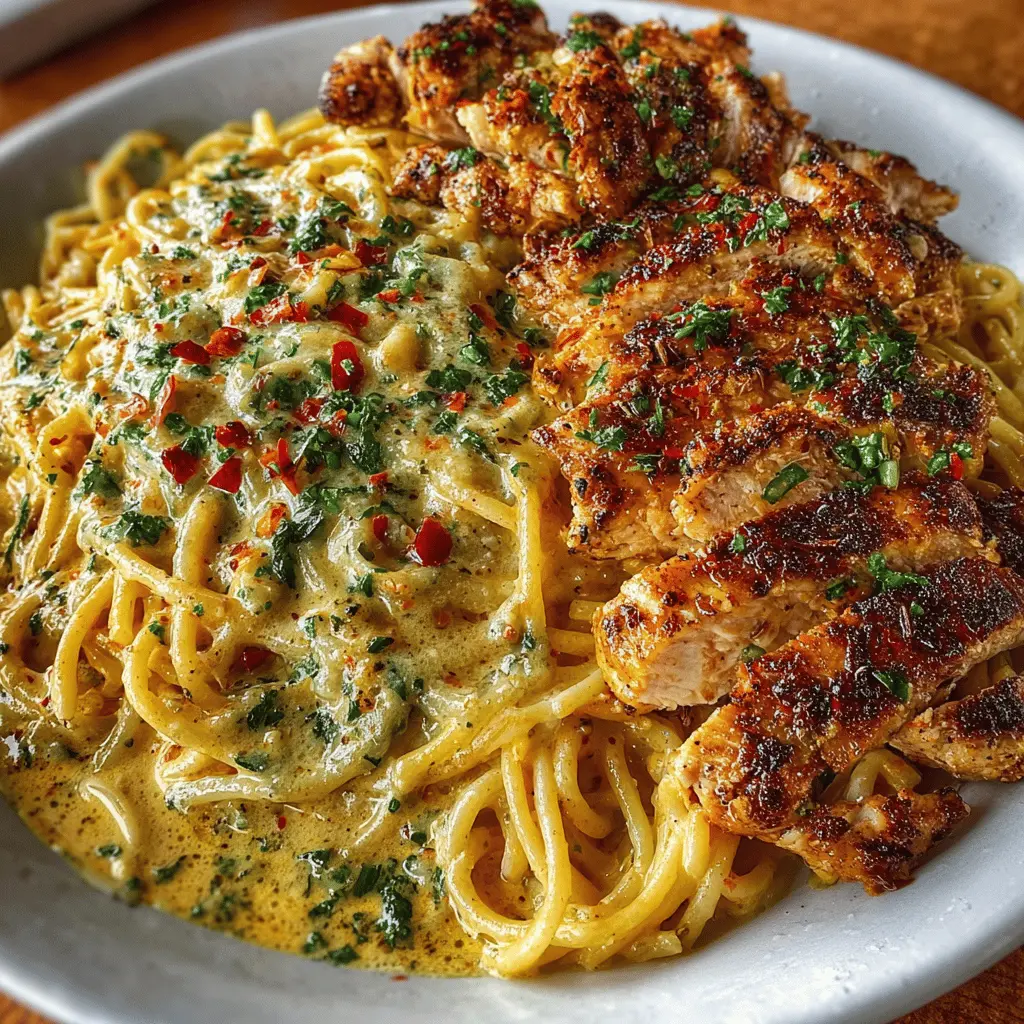 creamy cajun chicken spaghetti