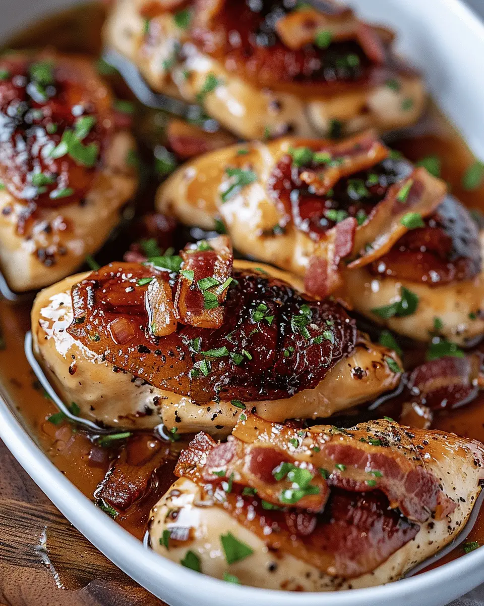 Maple Garlic Bacon Chicken