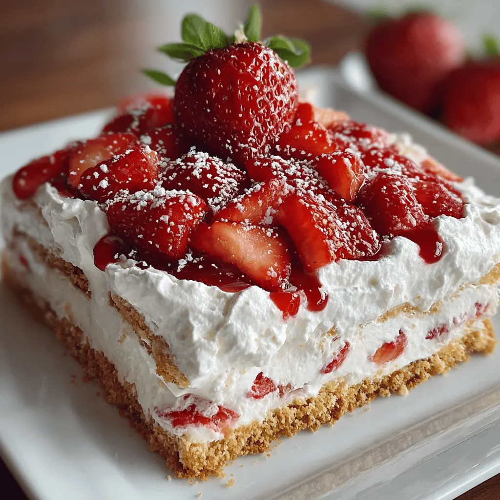 Strawberry Cream Cheese Icebox Cake