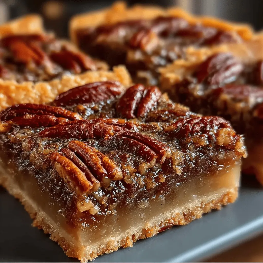 Easy Pecan Pie Bars