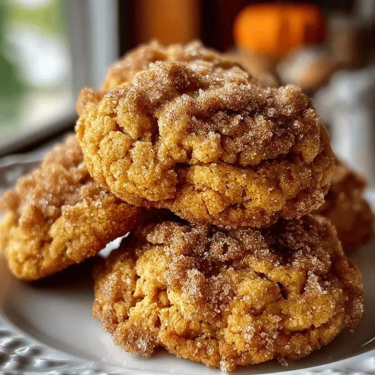 Pumpkin Cinnamon Crumble Cookies