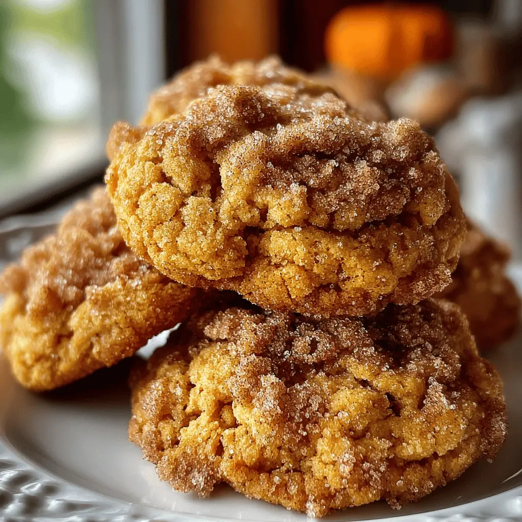 Pumpkin Cinnamon Crumble Cookies