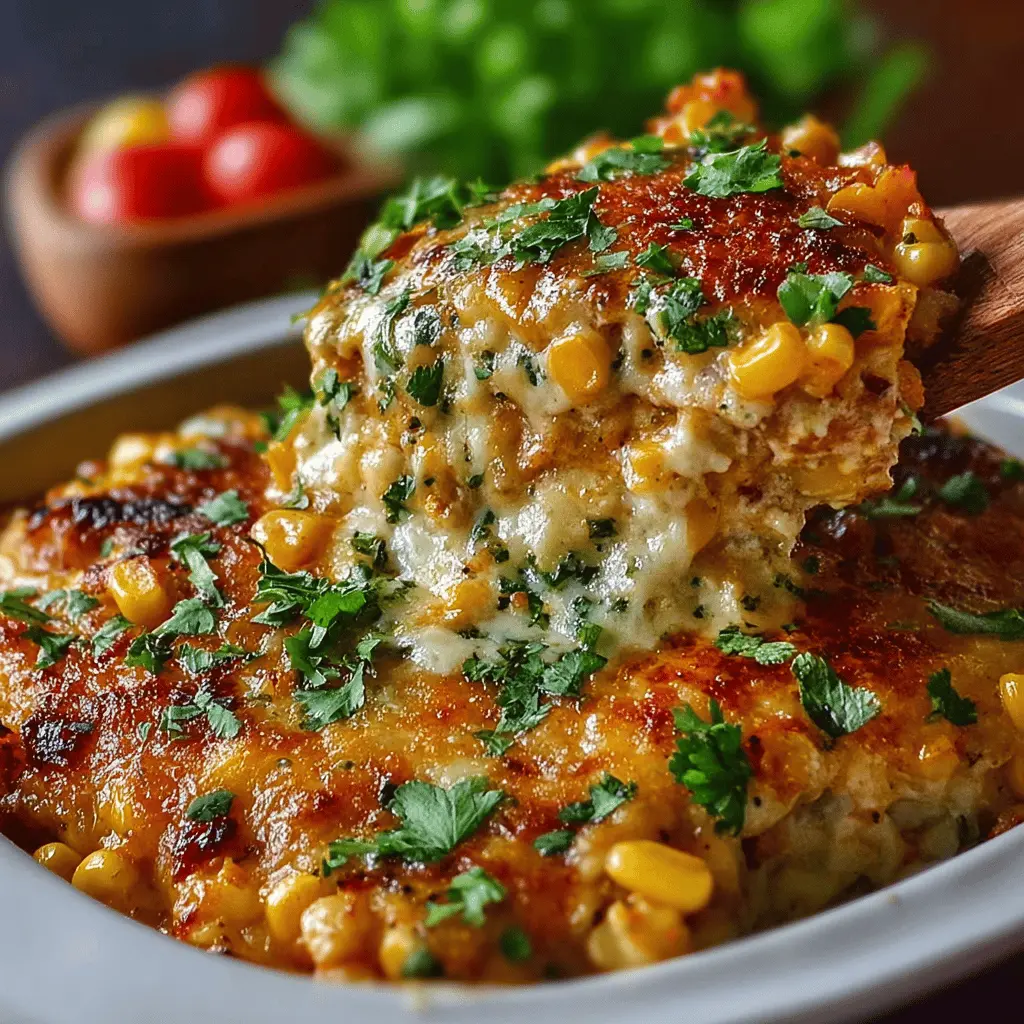 Street Corn Chicken Casserole