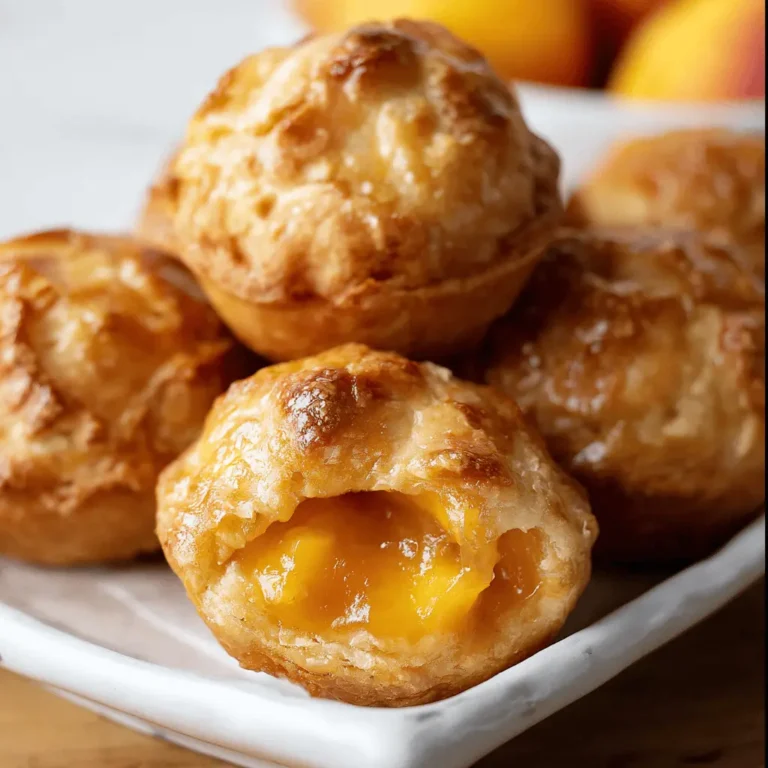 Peach Pie Bombs