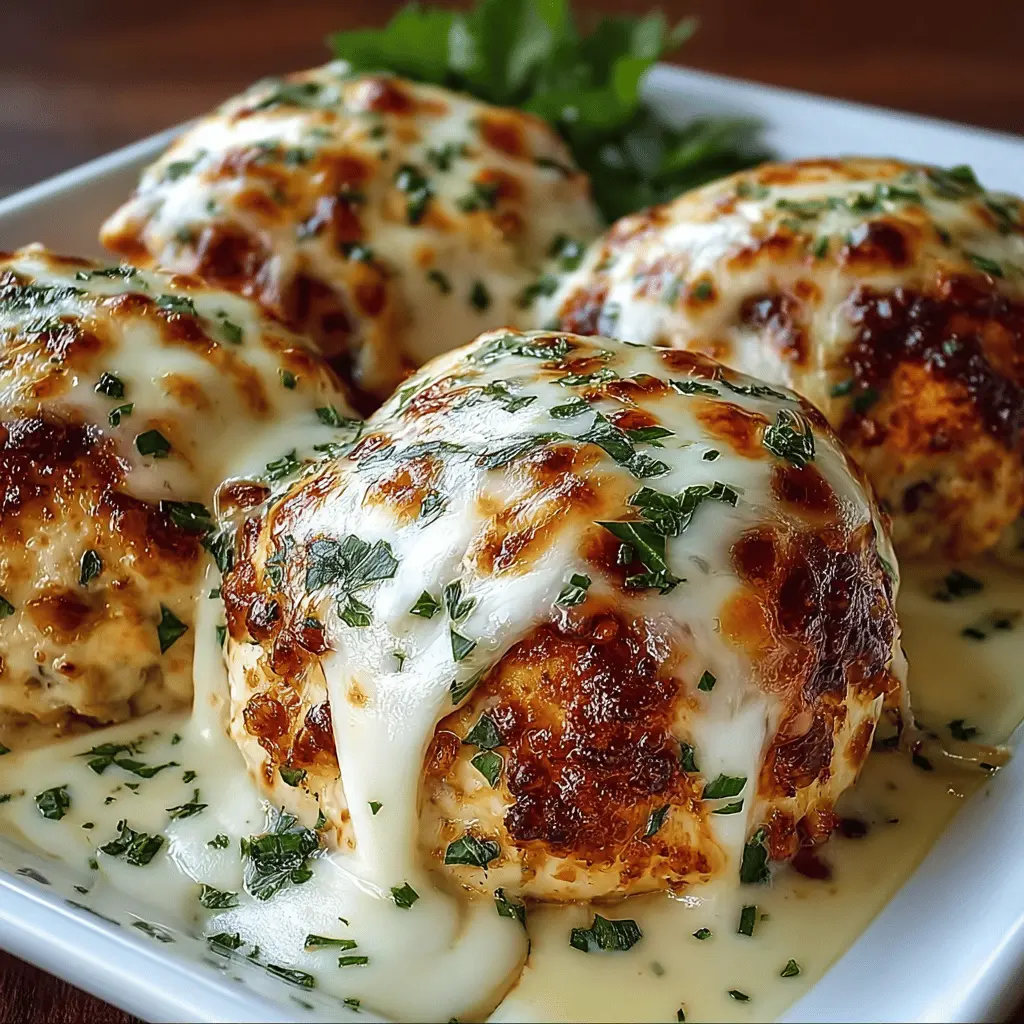 Melted Mozzarella & Ranch Chicken Bombs