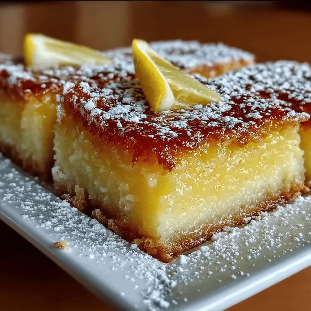 Two-Ingredient Lemon Bars