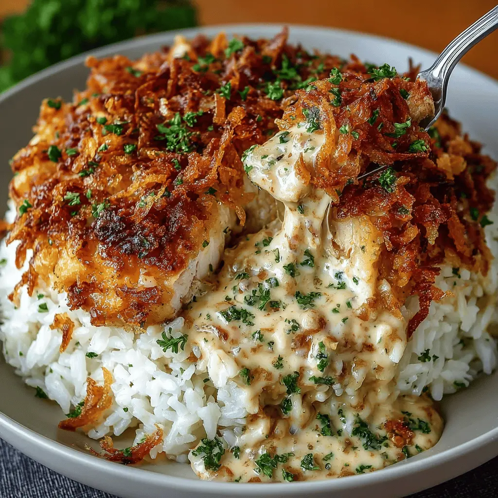 French Onion Chicken Rice