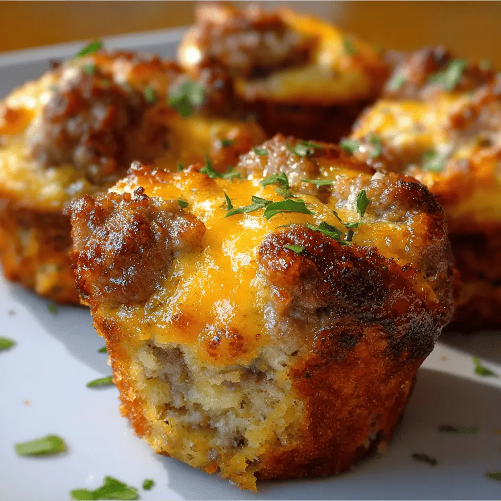 Easy Sausage Breakfast Muffins Recipe