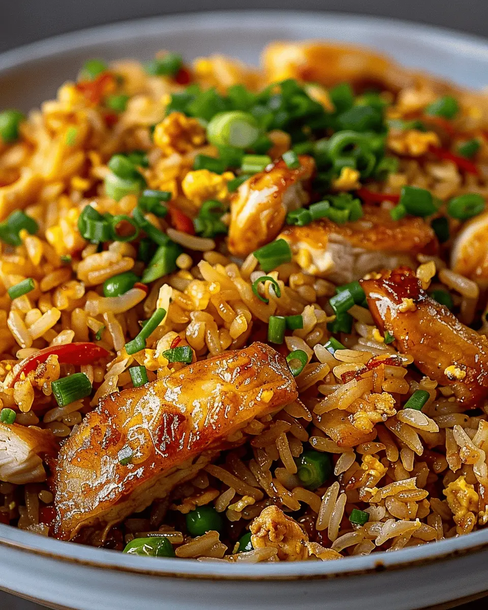 Bang Bang Chicken Fried Rice