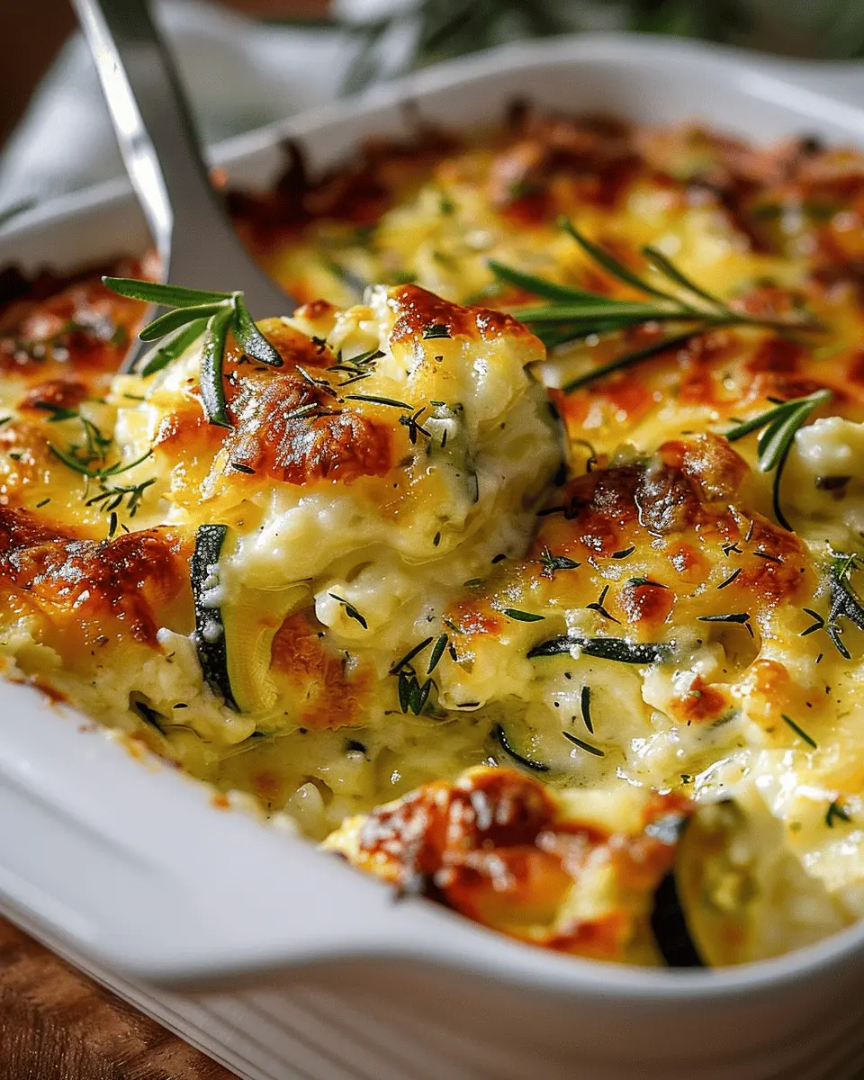 Cheesy Zucchini Casserole