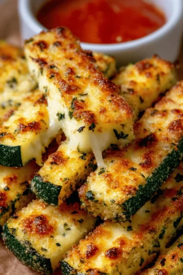 Cheesy Zucchini Sticks