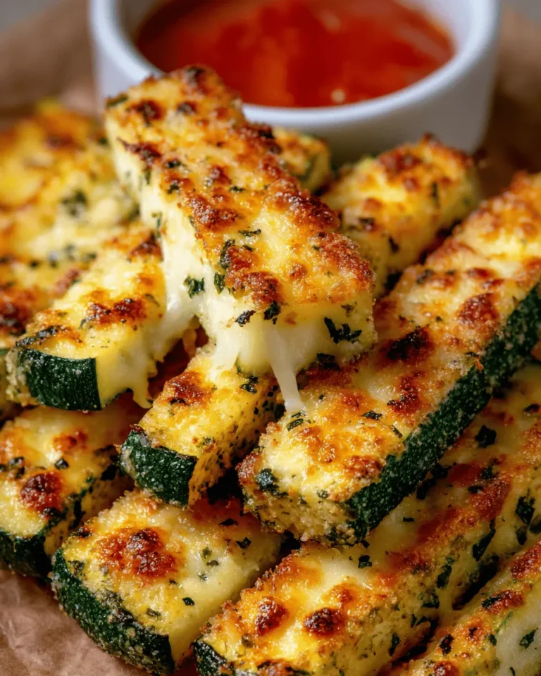 Cheesy Zucchini Sticks