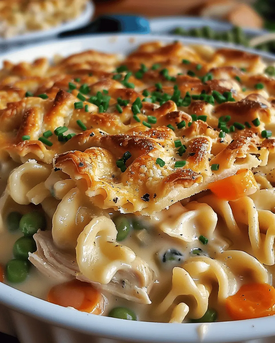 Chicken Pot Pie Pasta