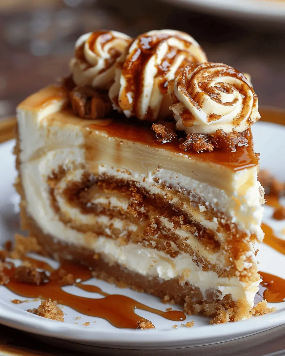 Cinnamon Roll Cheesecake