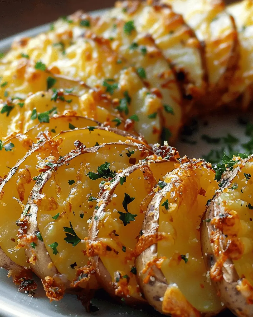 Classic Sliced Baked Potatoes