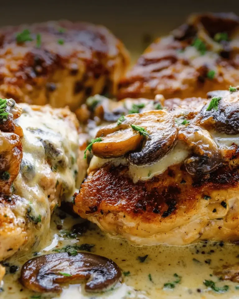 Creamy Garlic Mushroom Chicken