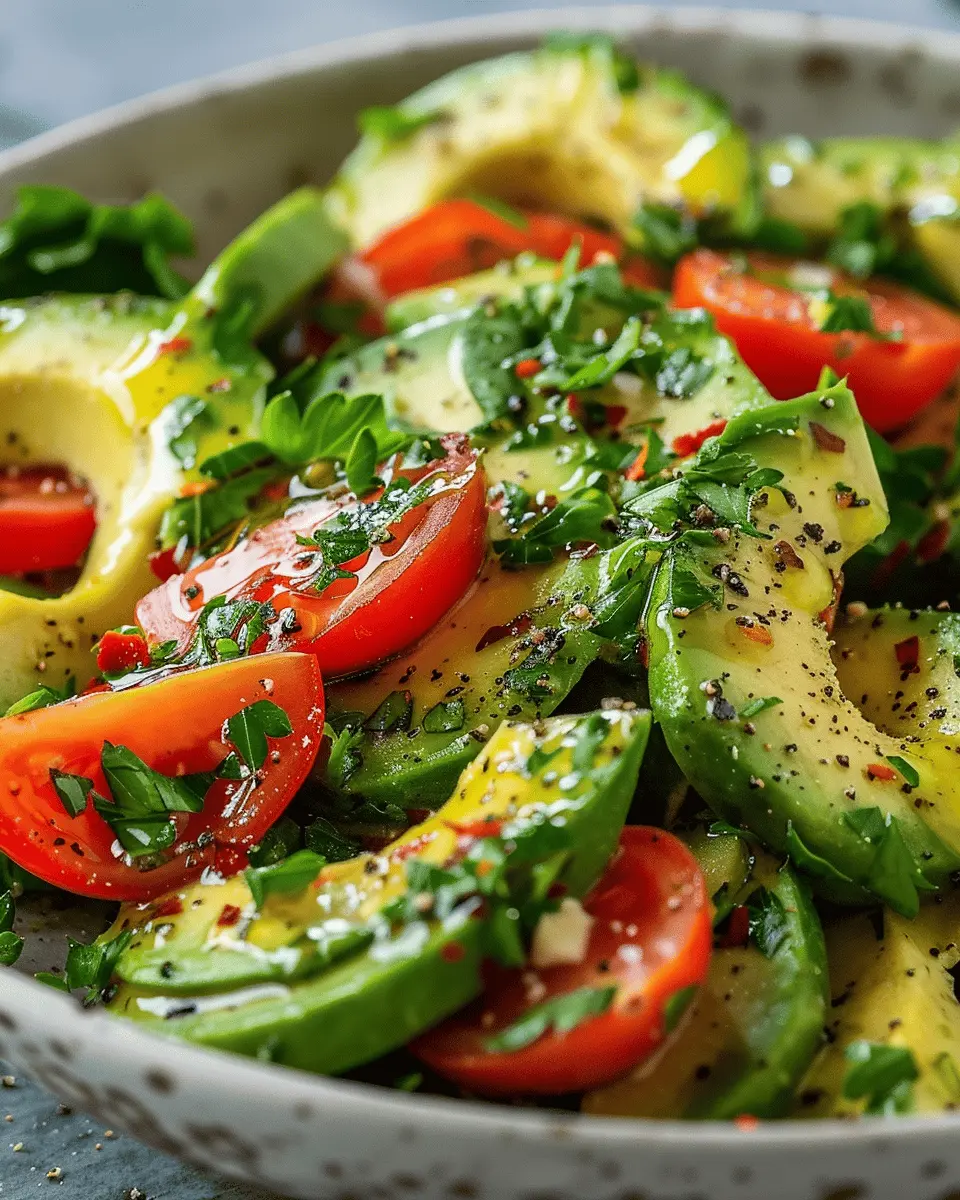 Fresh Avocado Salad