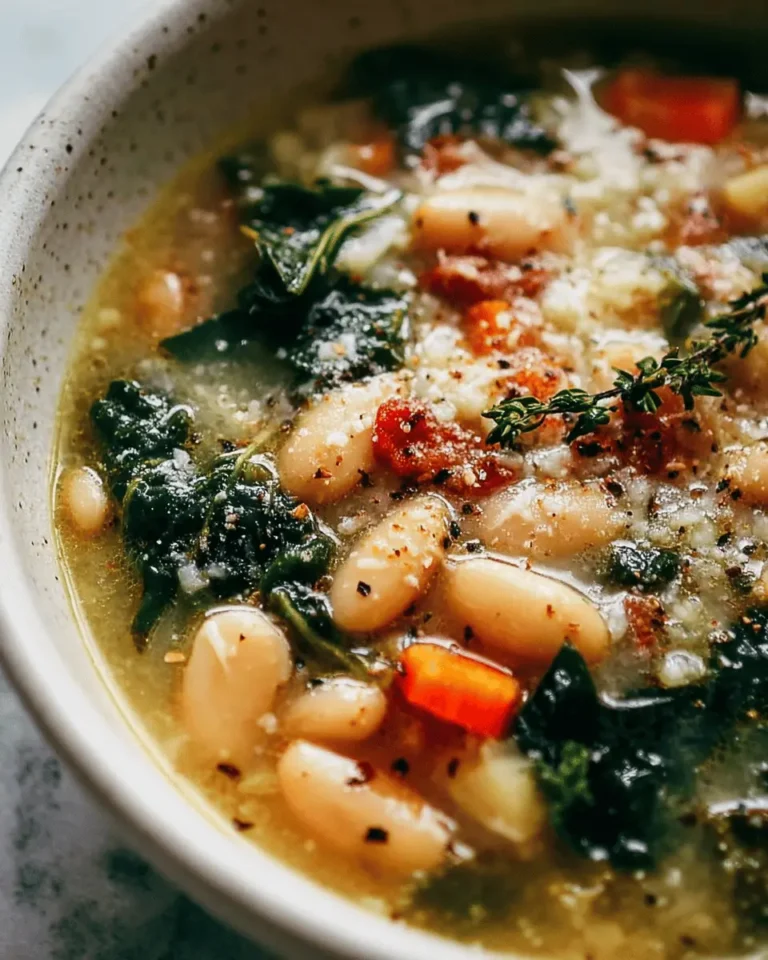 Hearty Tuscan White Bean Soup