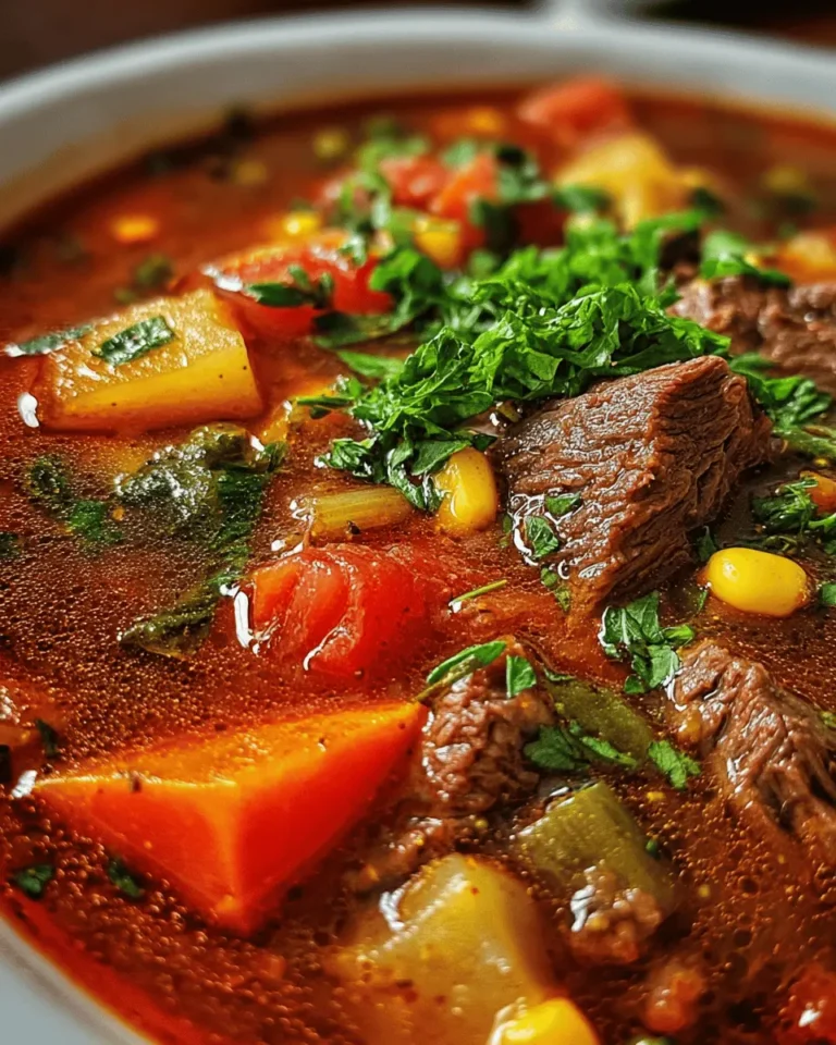Hearty Vegetable Beef Soup