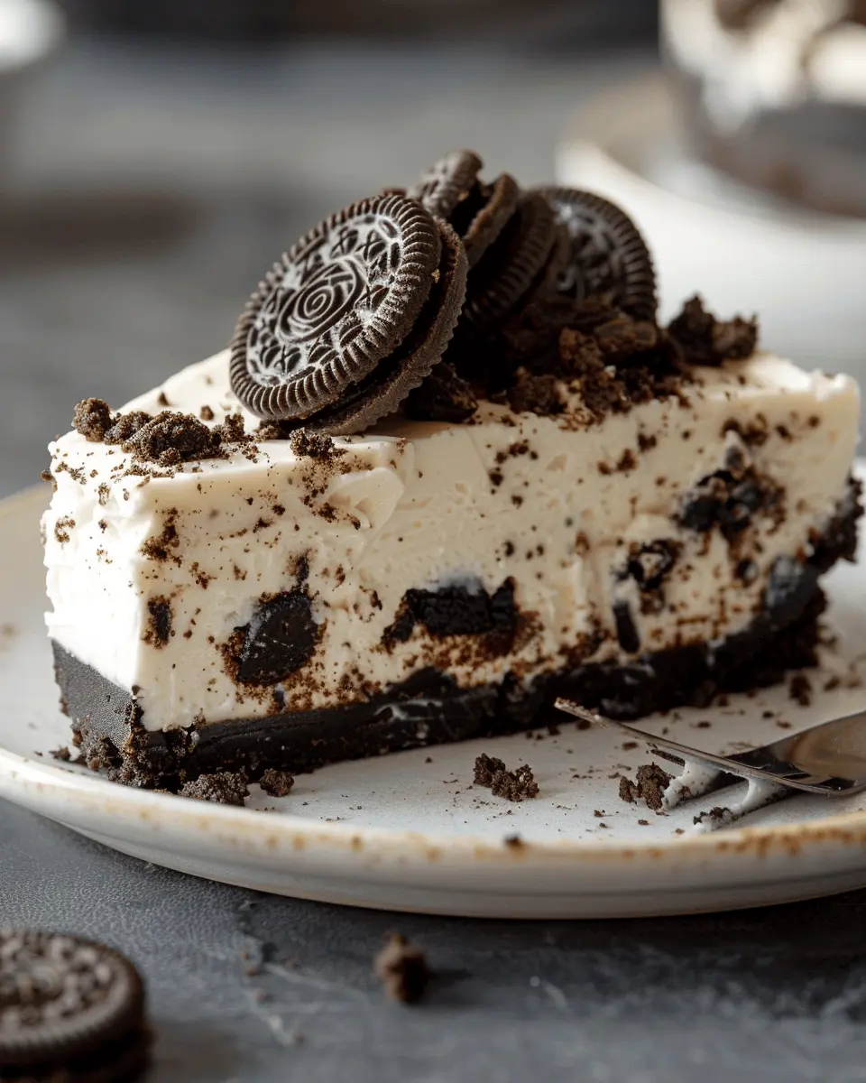 No-Bake Oreo Cheesecake