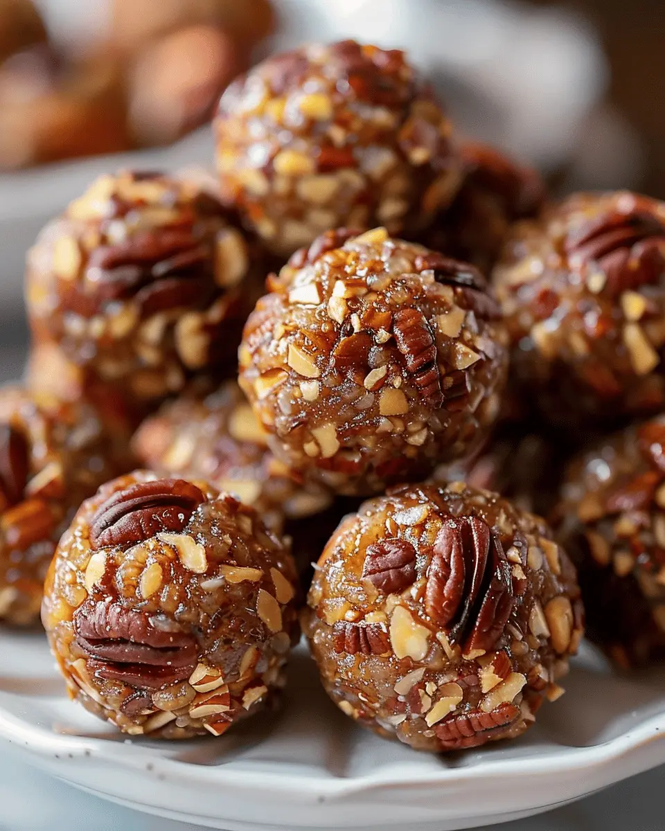 No-Bake Pecan Pie Balls