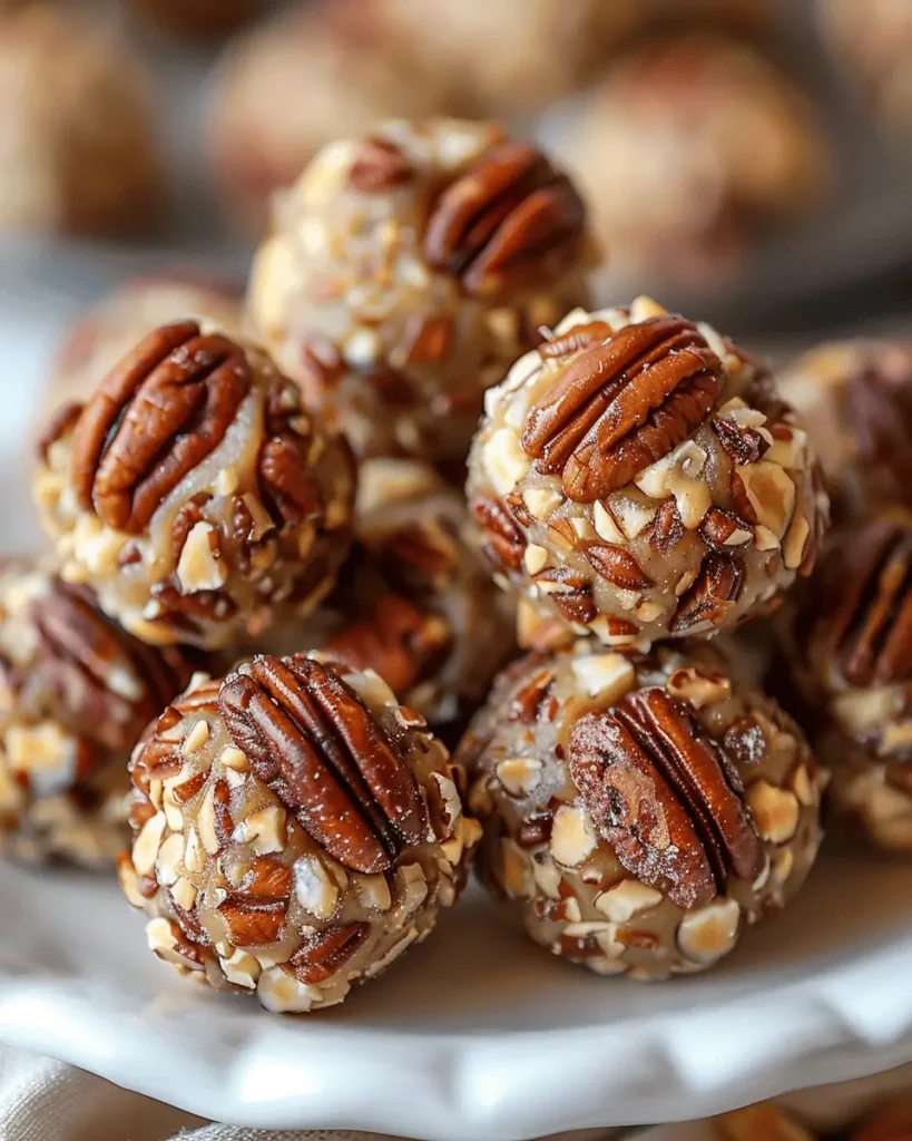 No-Bake Pecan Pie Balls