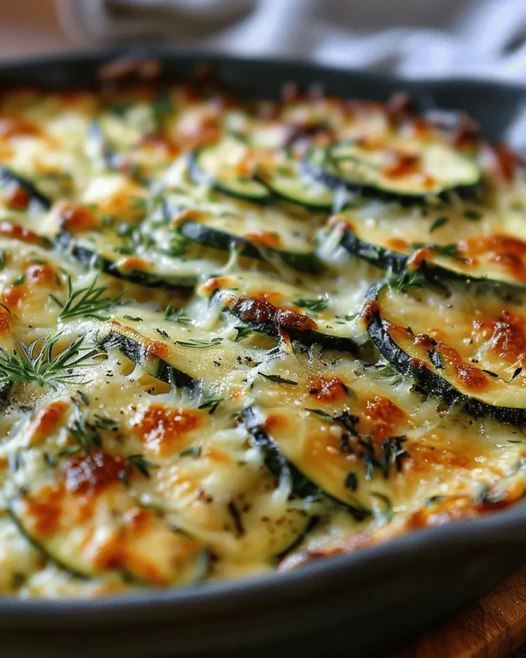 One Pan Baked Zucchini Cheese