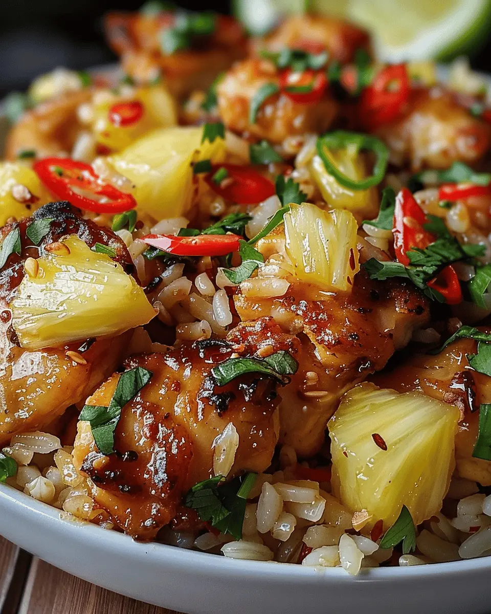 Pineapple Chicken and Rice