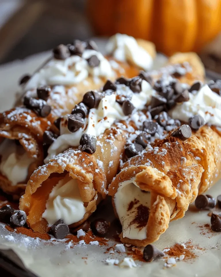 Pumpkin Cannoli