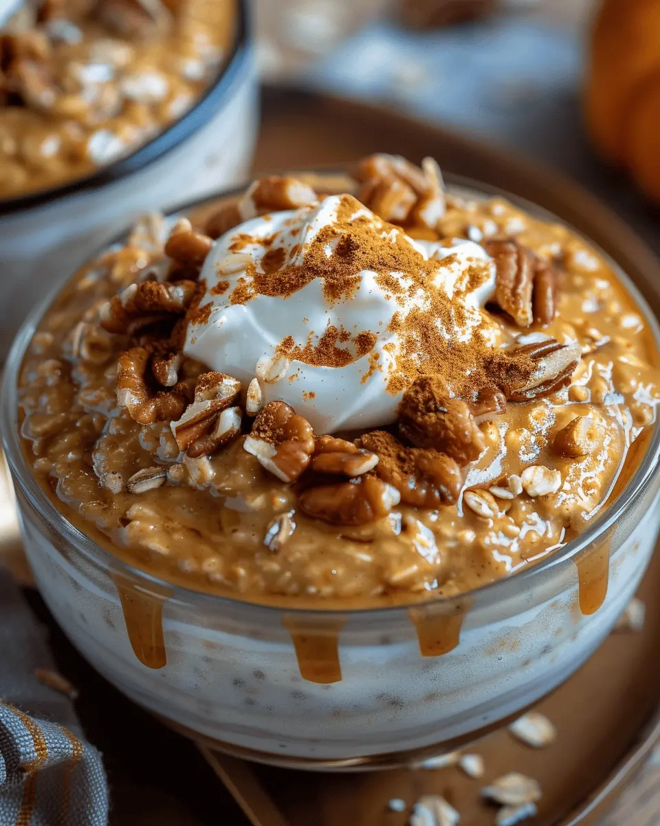 Pumpkin Pie Overnight Oats