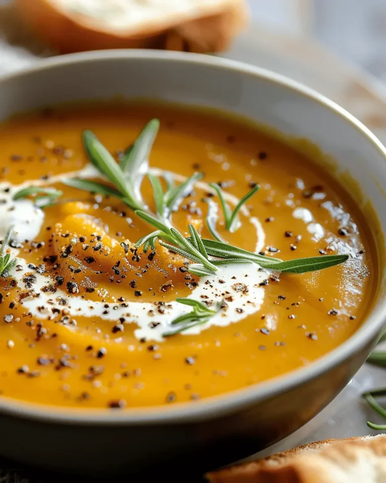 Roasted Garlic Butternut Squash Soup