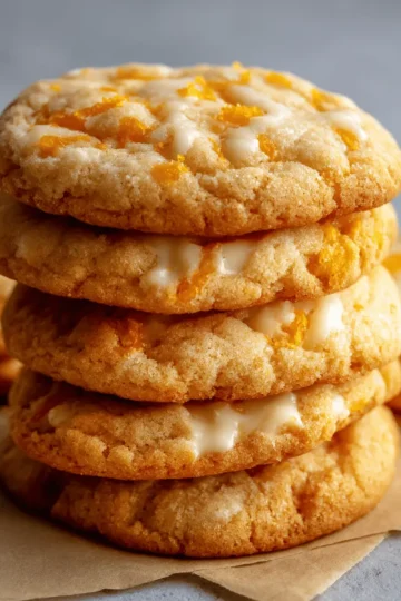 Soft and Chewy Creamsicle Orange Cookies