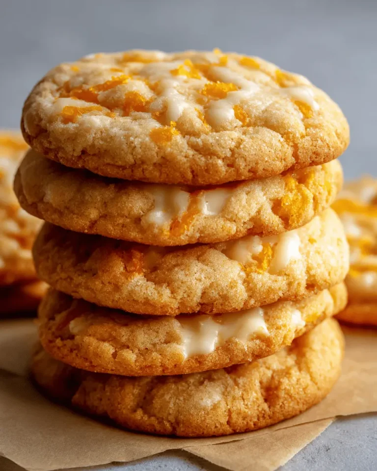 Soft and Chewy Creamsicle Orange Cookies