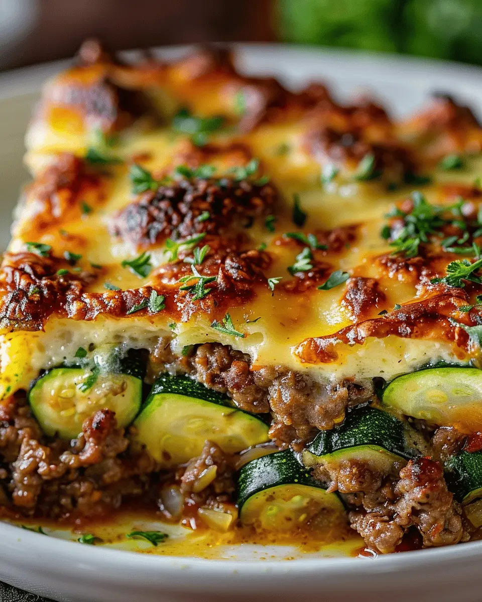 Zucchini Hamburger Casserole