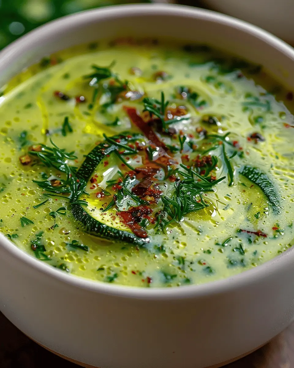 Zucchini Soup