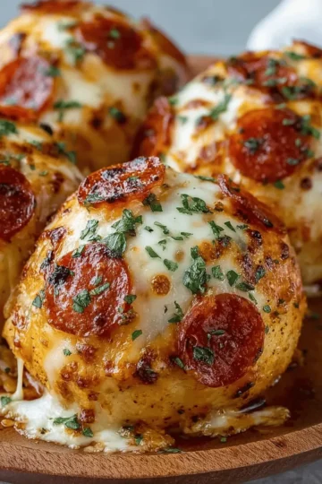 Pepperoni Pizza Bombs