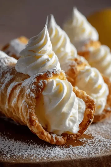 Lemon Meringue Cannoli