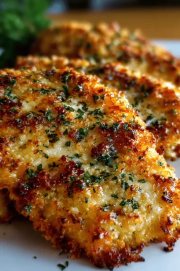 Tender Baked Chicken with Creamy Parmesan Coating