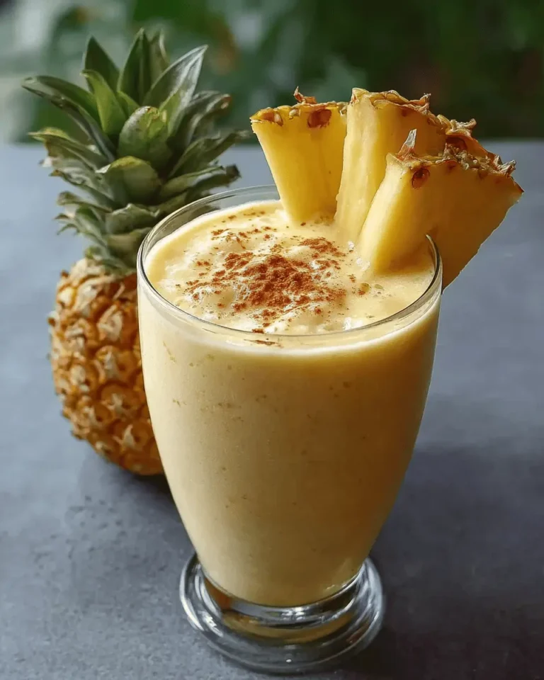 Pineapple and Banana Smoothie