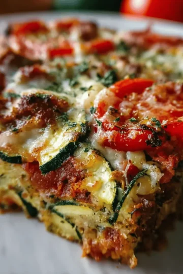 Zucchini Pizza Casserole