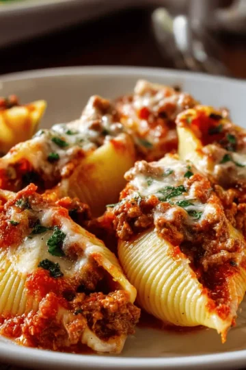 Beef-Stuffed Pasta Shells