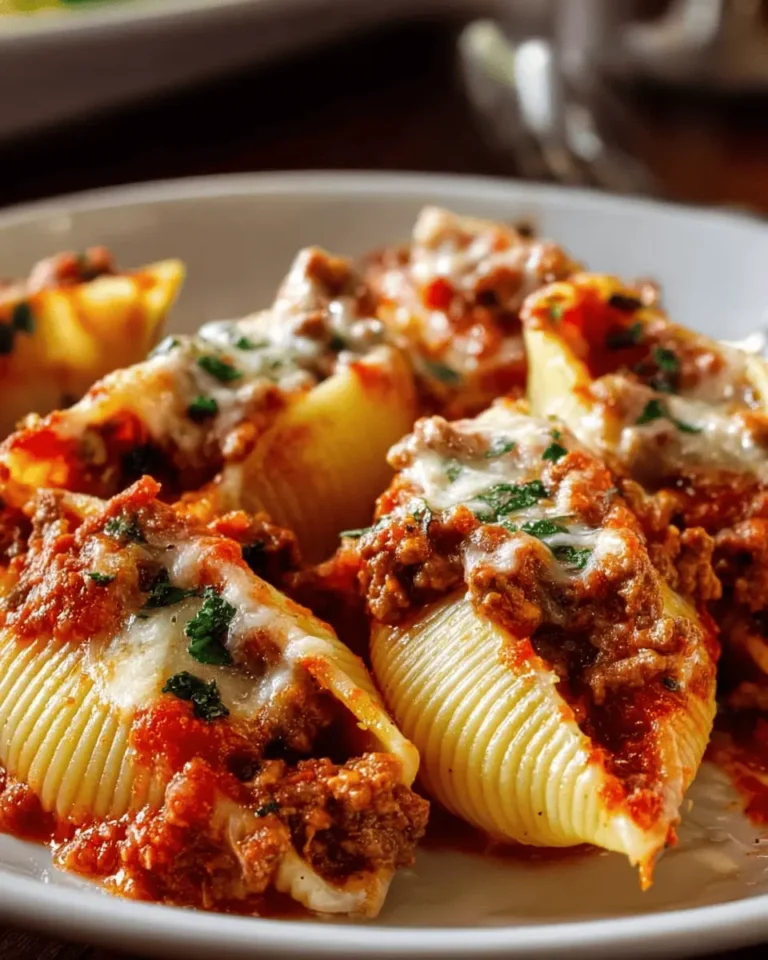 Beef-Stuffed Pasta Shells