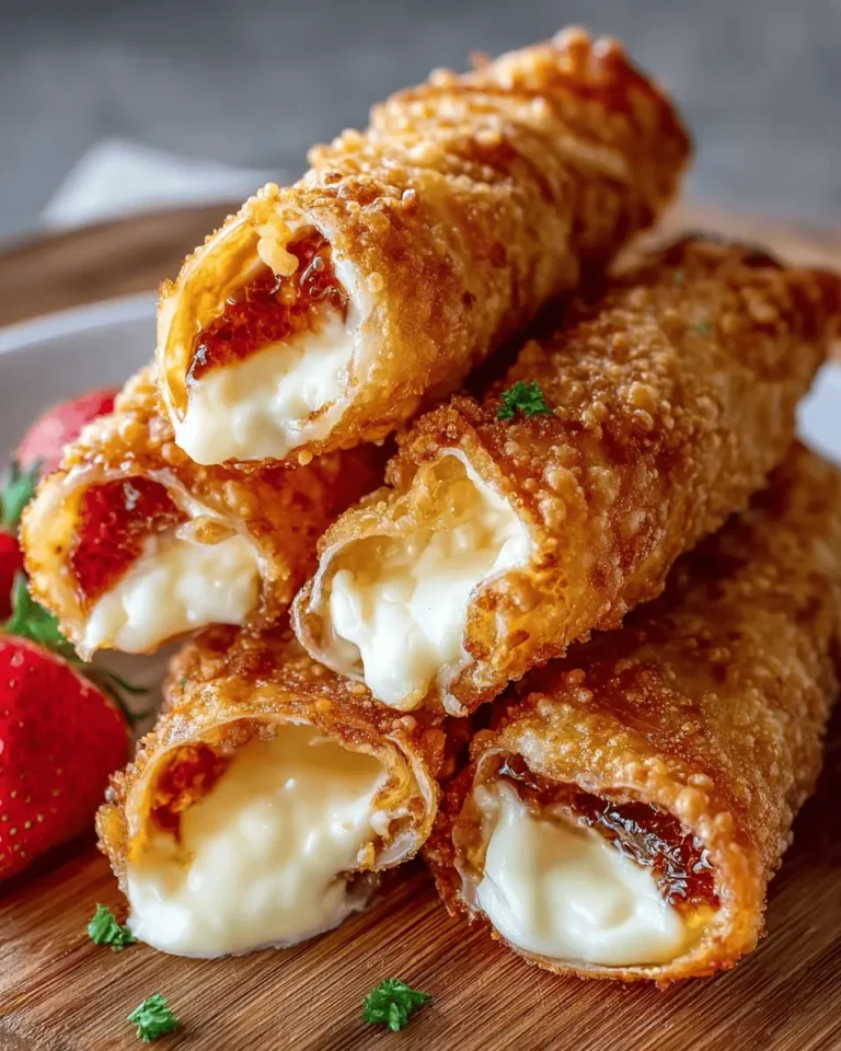 Cheesecake Eggrolls – Crispy, Creamy & Irresistible