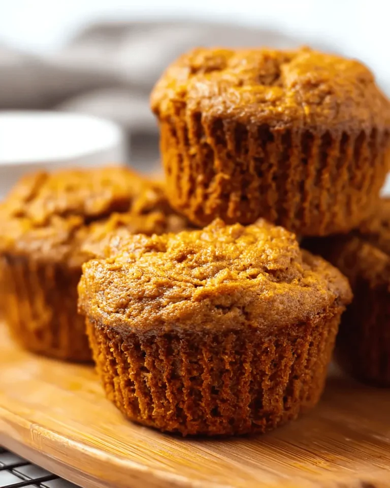 Pumpkin Spice Cottage Cheese Protein Muffins